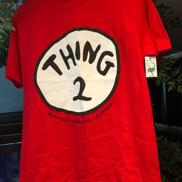 Universal Studios Other - Universal Studios Thing 2 Red New with Tags